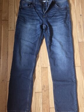Mens Bench Blue Denim Jeans with Contrast Stitching